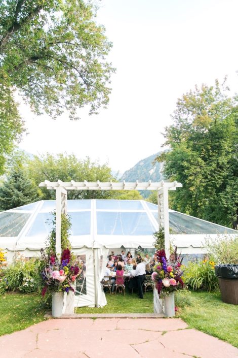 wedding rentals-Clear NaviTrac Tent