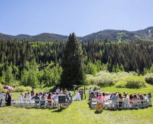 White Garden Resing Wedding Ceremony Chairs