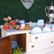 Vintage White Dessert Table Dresser
