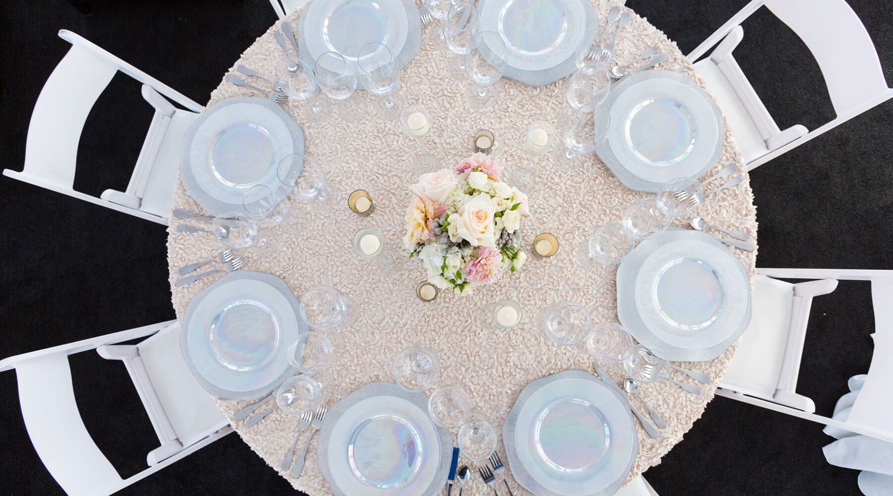 Elegant Wedding Table Rentals
