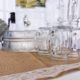 Mason Jar Glassware & Beverage Dispenser On Zinc Tub