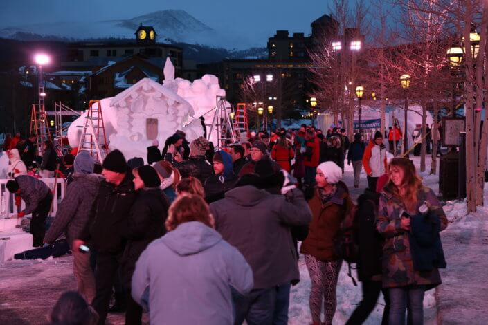 Snow Sculpture Championships Festival Rental