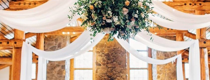 Timber Ridge Sheer Wedding Draping