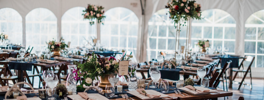 Tented Colorado mountain wedding