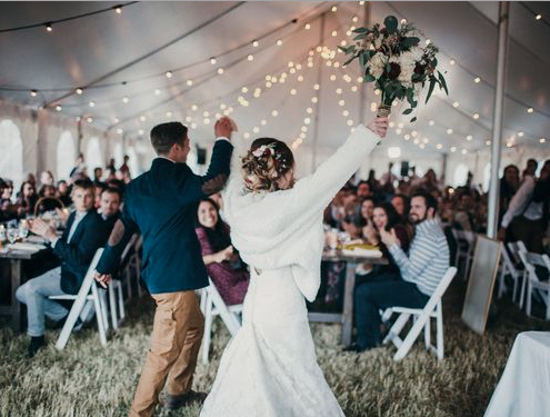 Breckenridge Colorado Wedding Tent- Pole Tent