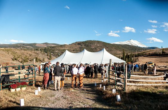 Pole Tent - Breckenridge Colorado Wedding