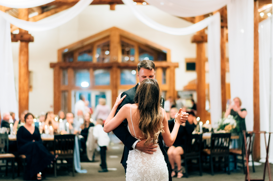 First Dance at Timber Ridge Wedding | Keystone, Colorado