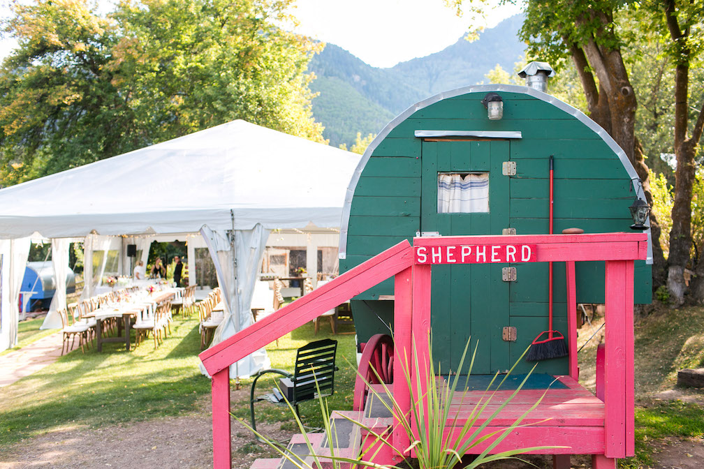 Avalanche Ranch Colorado Wedding Tent