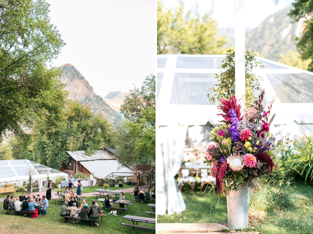 Outdoor Wedding at Avalanche Ranch Hot Springs