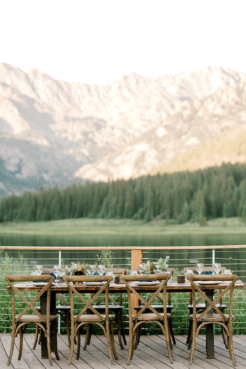 Piney River Ranch Farm Tables- Vail Colorado Events