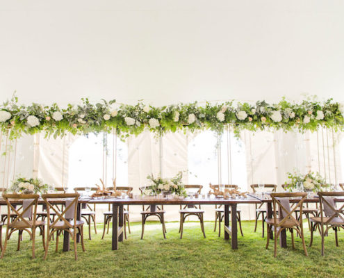 Keyston Ranch Head Table with Florals