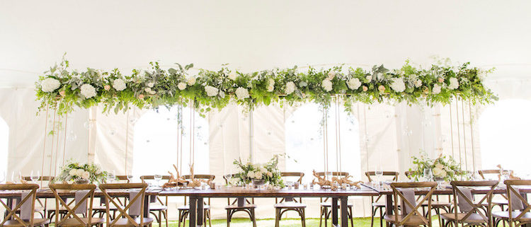 Keyston Ranch Head Table with Florals