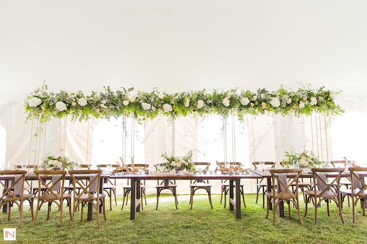 Keyston Ranch Head Table with Florals