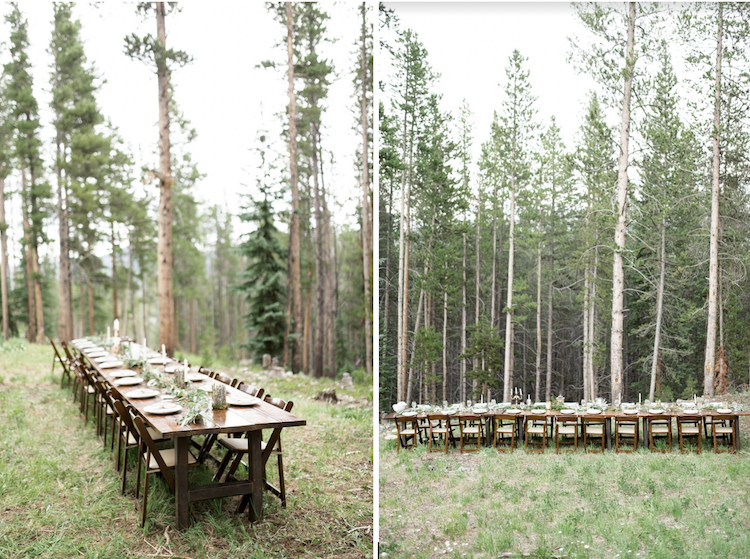 Real colorado mountain weddings design