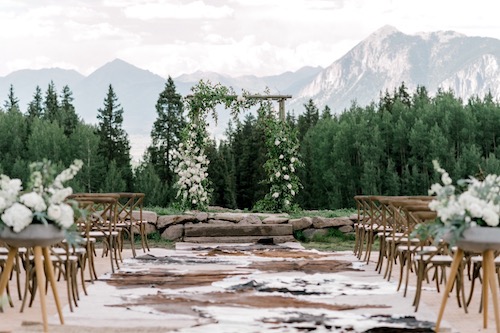 Crested Butte wedding ceremony