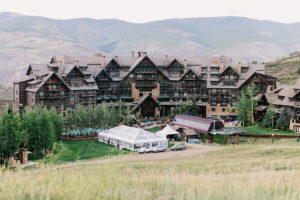 Ritz Carlton Beaver Creek Wedding Tent near Vail, Colorado