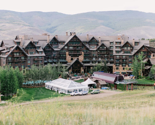 Ritz Carlton Beaver Creek Wedding Tent near Vail, Colorado