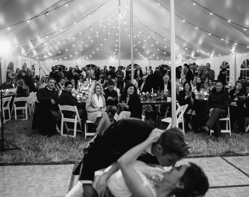 Colorado Bride and Groom Dip Dance