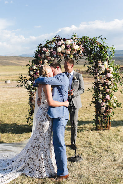 4 eagle ranch wedding ceremony