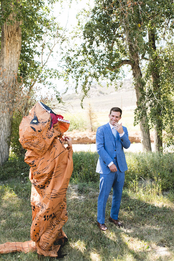 4 eagle ranch wedding outside Vail Colorado