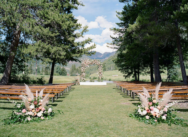 Vail Golf Club Wedding Island