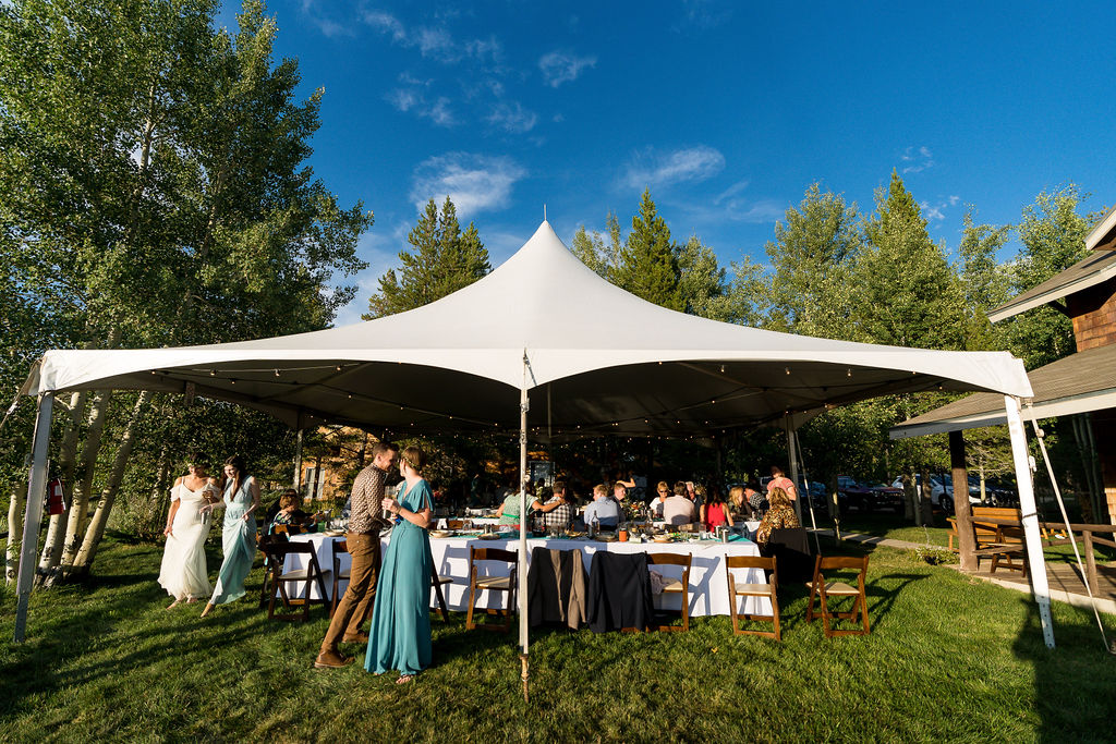 affording wedding tent setup