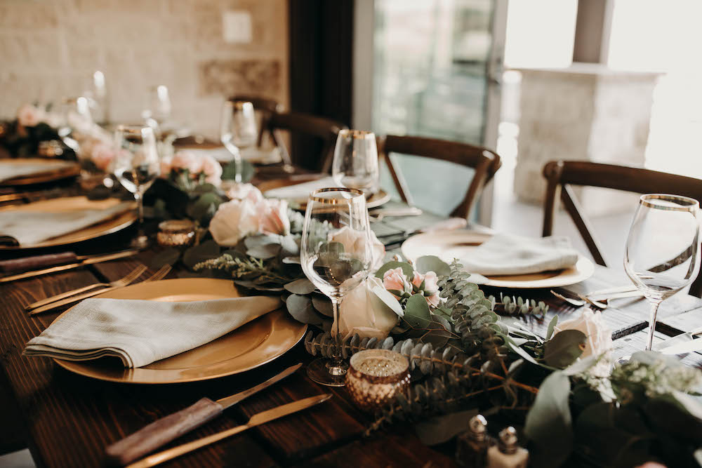 Colorado wedding tablescape