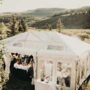 Breckenridge clear wedding tent