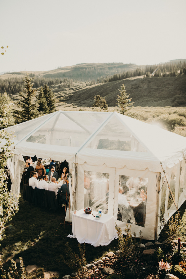 Breckenridge clear wedding tent