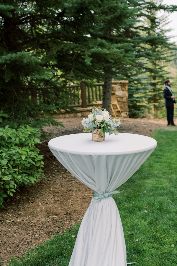 wedding cocktail table