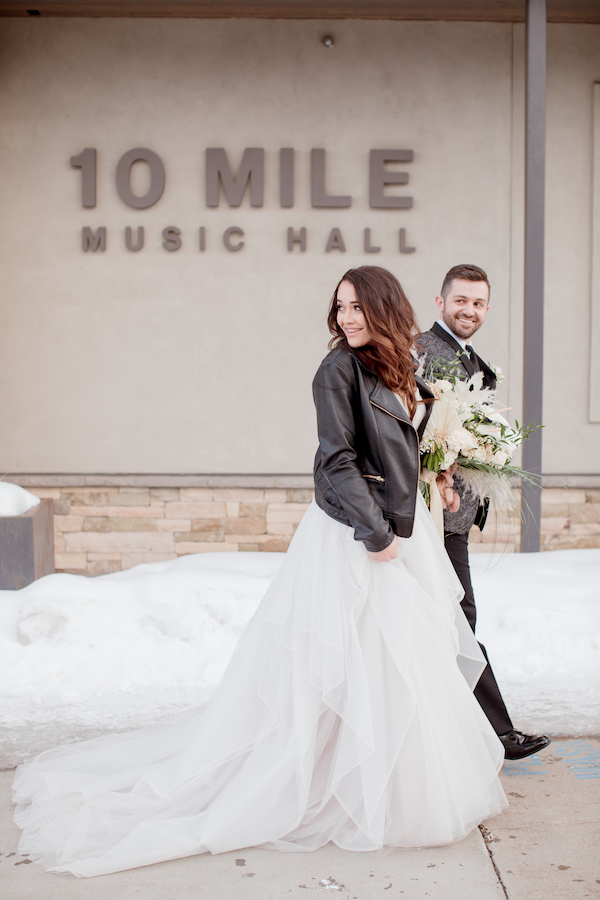 Frisco CO wedding bride and groom