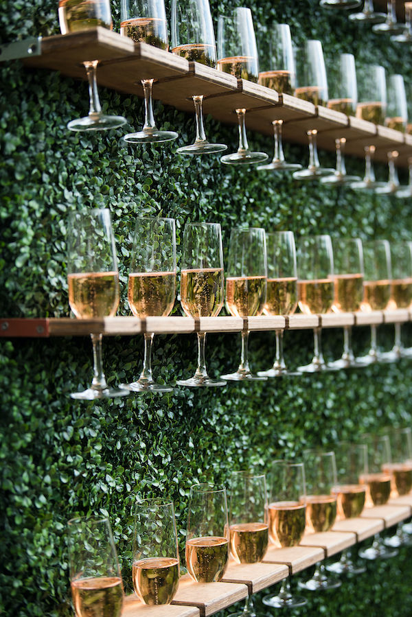 champagne garden wall from Colorado Tents & Events
